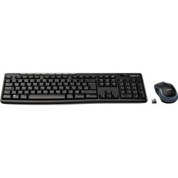 Logitech 920-004511 Tastatur-Maus-Set MK270 cordless USB schwarz