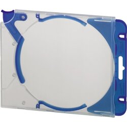 DURABLE 526906 CD/DVD Hülle QUICKFLIP COMPLETE bl/tr 5 St./Pack.