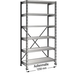 SCHOLZ 441123 Steckregal Grund 1.200x2.280x400mm 6OH vz
