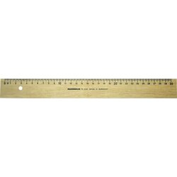 RUMOLD FL232/30 Holzlineal aus Weißbuche 30cm natur