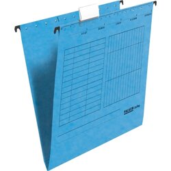 Falken 80002447 Hängemappe A4 seitlich offen Kraftkarton blau
