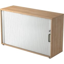 Hammerbacher V1732S/N/S/SG Querrollladenschrank 2OH nb/si 