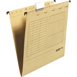 Falken 80004328 Hängemappe A4 seitlich offen Kraftkarton braun