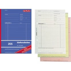 Herlitz 883546 Lieferschein 205 DIN A5 sd 3x40Blatt