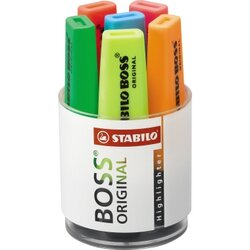 STABILO® 7006 Textmarker BOSS ORIGINAL 6 St./Pack.