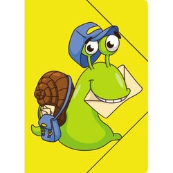 RNK Verlag 46318 RNK Postmappe Schneckenpost DIN A4 240x330mm Gummizug PP