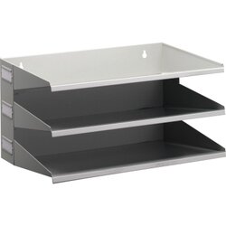 DURABLE 335910 Sortierstation A4/Folio 3Fächer Metall gr