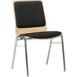 prosedia B42A/MH01/2324 Holzschalenstuhl Balanto schwarz