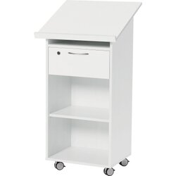Neutralware 810009701 Stehpult 600x1200x525 Schub weiß
