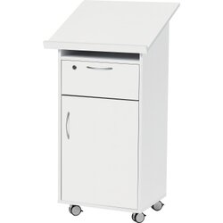 Neutralware 810009801 Stehpult 600x1200x525 Schub Tür weiß