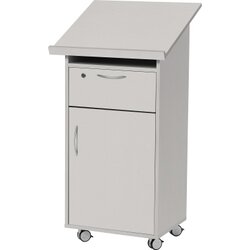 Neutralware 810009881 Stehpult 600x1200x525 Schub Tür lichtgrau