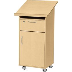 Neutralware 810009872 Stehpult 600x1200x525 Schub Tür buche