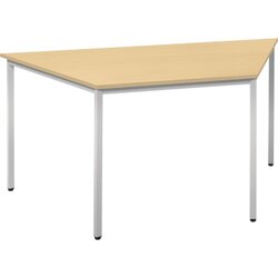 Neutralware 810009979 Konferenztisch Trapez 160/80x69 alu/ahorn
