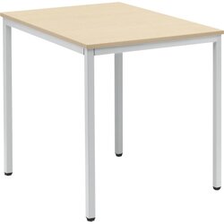 Neutralware 810004379 Konferenztisch  80x80 alu ahorn