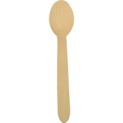 PAPSTAR 18249 Löffel Pure 15,7cm Holz 100 St./Pack.