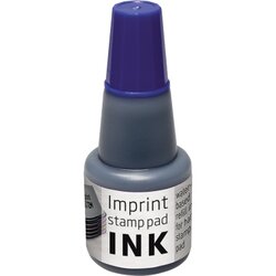 without brand 143657 Stempelkissenfarbe Imprint 24ML bl