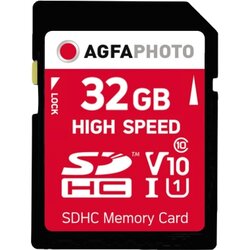AgfaPhoto 10427 AgfaPhoto Speicherkarte SDHC High Speed 32GB Class10