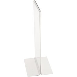 Deflecto® 45101 Tischaufsteller Classic Image gerade DINlang hoch tr
