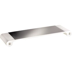 UNILUX 400095491 Monitorständer Study weiß/silber