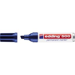 edding 4-500003 Permanentmarker 500 2-7mm nachfüllbar Keilspitze blau