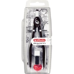 Herlitz 11122322 Schnellverstellzirkel my.pen schwarz/grau