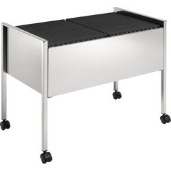 DURABLE 308223 Hängemappenwagen 100 DUO 76x59,2x40cm silbermetallic