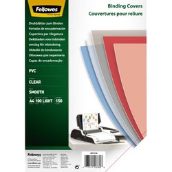 Fellowes® 5376001 Deckblatt DIN A4 150mic transparent 100 St./Pack.