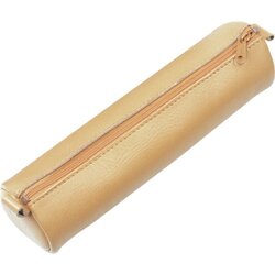 Alassio® 43016 Schreibgeräteetui 21x6x6cm glatt Leder natur