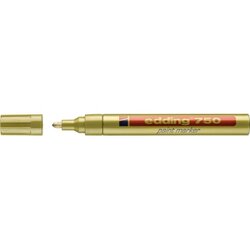 edding 4-750053 Lackmarker 750 2-4mm Rundspitze permanent gold
