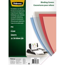Fellowes® 53764 Deckblatt DIN A3 200mic. tr 100 St./Pack.