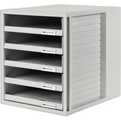 HAN 1401-11 Schubladenbox A4  5xSchub lgr/lgr