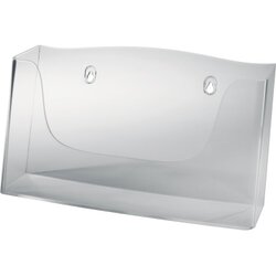 SIGEL LH118 Wandprospekthalter für DIN A4 quer 1Fach Acryl glasklar