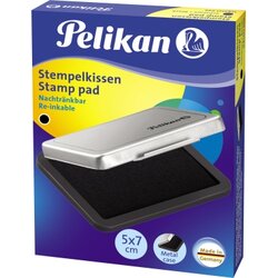 Pelikan 331066 Stempelkissen Gr.3 5x7cm Metallic-Gehäuse schwarz
