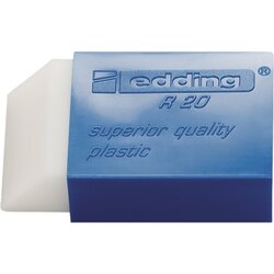 edding 4-R20 Radierer R 20 Kunststoff transparent