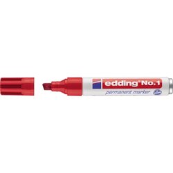 edding 4-1002 Permanentmarker No.1 1-5mm Keilspitze nachfüllbar rt