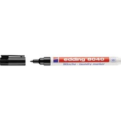 edding 4-8040001 Wäschemarker 8040 1mm Rundspitze schwarz