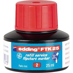 edding 4-FTK25002 Nachfülltusche 25ml rot 