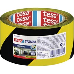 tesa® 58130-00000 Packband 50mmx66m bedruckt gelb schwarz