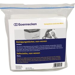 Soennecken 71645 Reinigungstuch trocken 34x32cm 25 St./Pack.