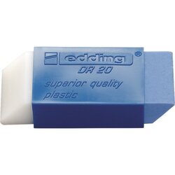edding 4-DR20 Radierer DR 20 Kunststoff transparent/blau