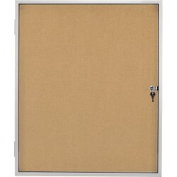 magnetoplan® 1215224 Schaukasten SP 87x108,5cm 9xDIN A4 Aluminium br