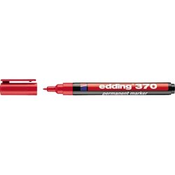 edding 4-370002 Permanentmarker 370 1mm Rundspitze nachfüllbar rot