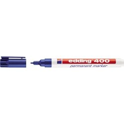 edding 4-400003 Permanentmarker 400 1mm nachfüllbar Rundspitze blau