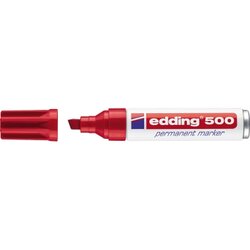 edding 4-500002 Permanentmarker 500 2-7mm nachfüllbar Keilspitze rot