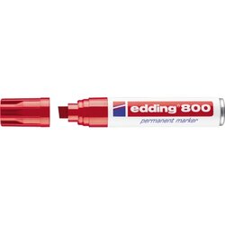 edding 4-800002 Permanentmarker 800 4-12mm Keilspitze nachfüllbar rt