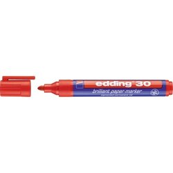 edding 4-30002 Pigmentmarker 30 1,5-3mm Rundspitze rot