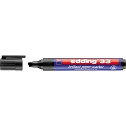 edding 4-33001 Pigmentmarker 33 1-5mm Keilspitze schwarz