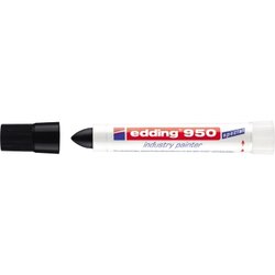 edding 4-950001 Industriemarker 950 10mm Pastenspitze schwarz