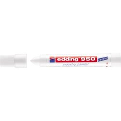 edding 4-950049 Industriemarker 950 10mm Pastenspitze weiß