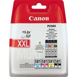 Canon 1998C007 Tintenpatrone CLI581XXL sw/c/m/y 4St.